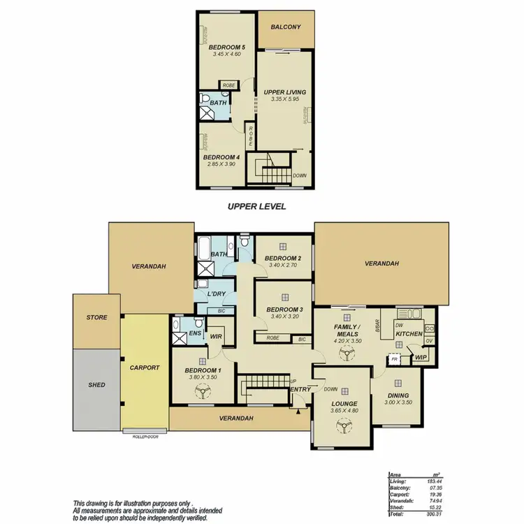 Floorplan of Homely house listing, 4 Leipzig Way, Greenwith SA 5125