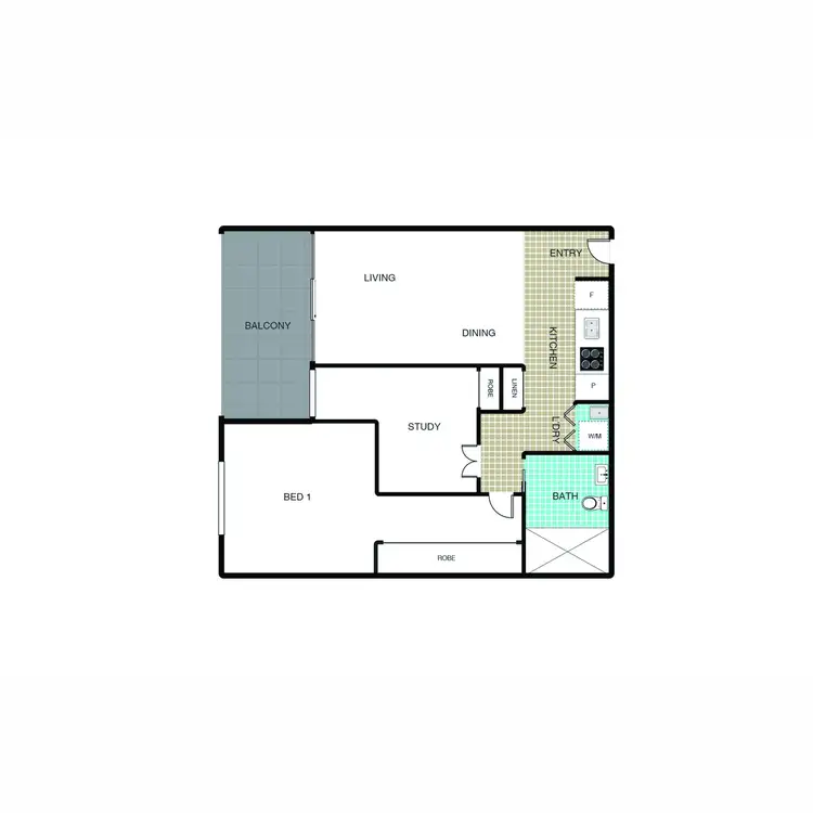 Floorplan of Homely apartment listing, 24/2 Hinder Street, Gungahlin ACT 2912