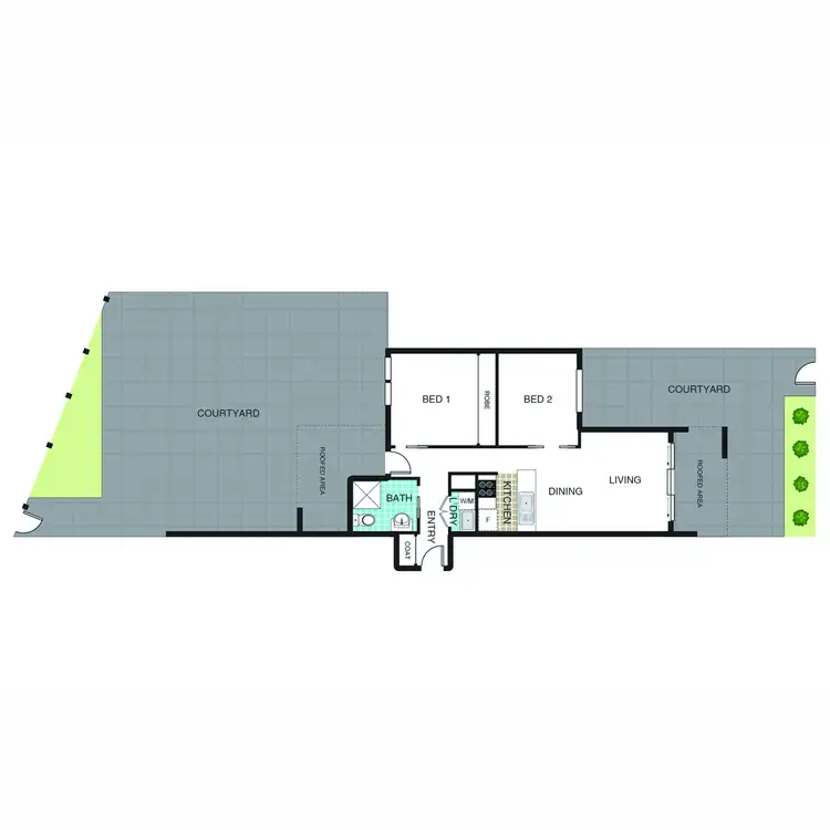 Floorplan of Homely apartment listing, 5/50 Hillcrest Street, Crace ACT 2911