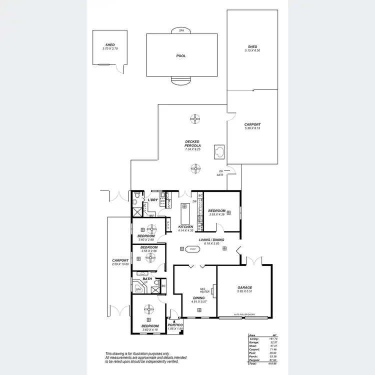 Floorplan of Homely house listing, 21 Murray Street, Fulham Gardens SA 5024
