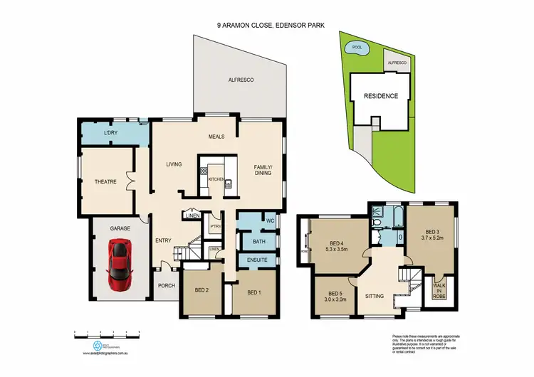 Floorplan of Homely house listing, 9 Aramon Close, Edensor Park NSW 2176