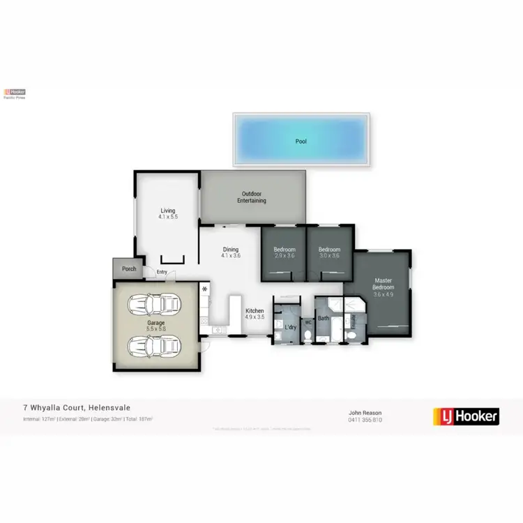 Floorplan of Homely house listing, 7 Whyalla Court, Helensvale QLD 4212