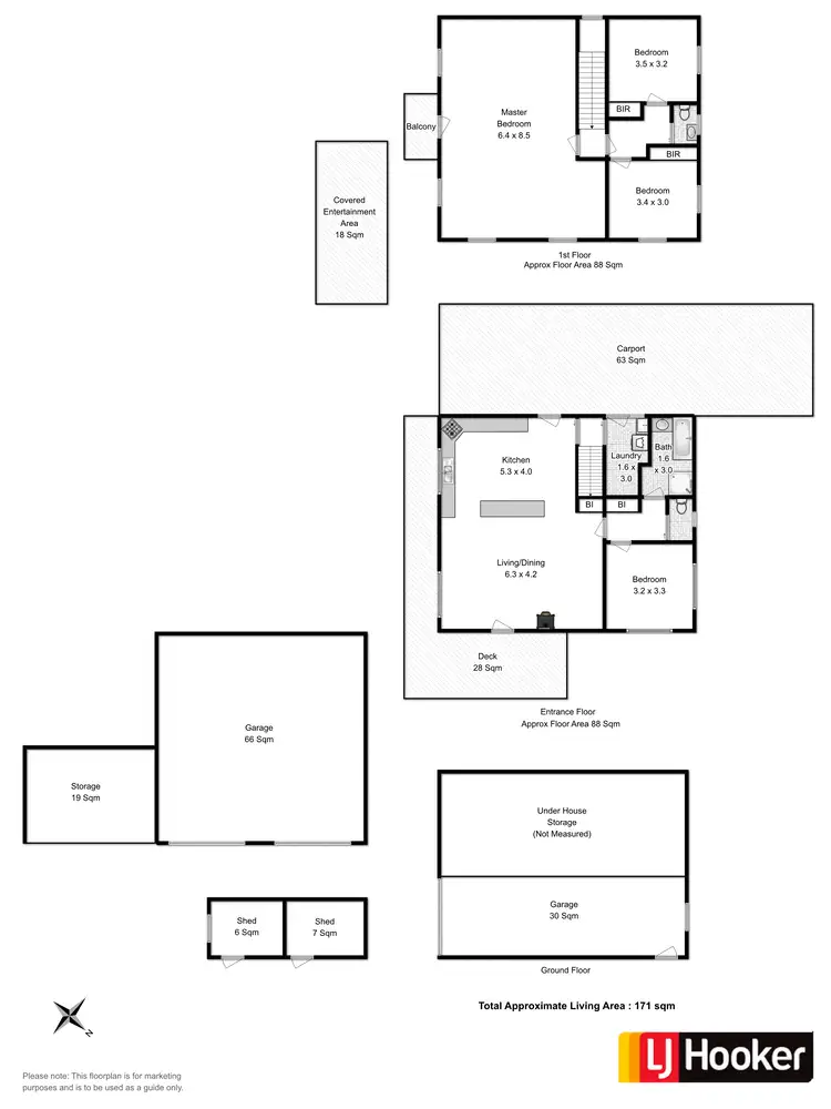 Floorplan of Homely house listing, 185 Church Road, Dromedary TAS 7030