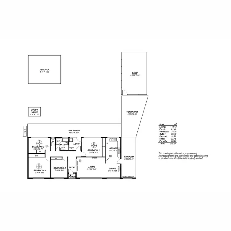 Floorplan of Homely house listing, 15 Ridgefield Avenue, Dernancourt SA 5075