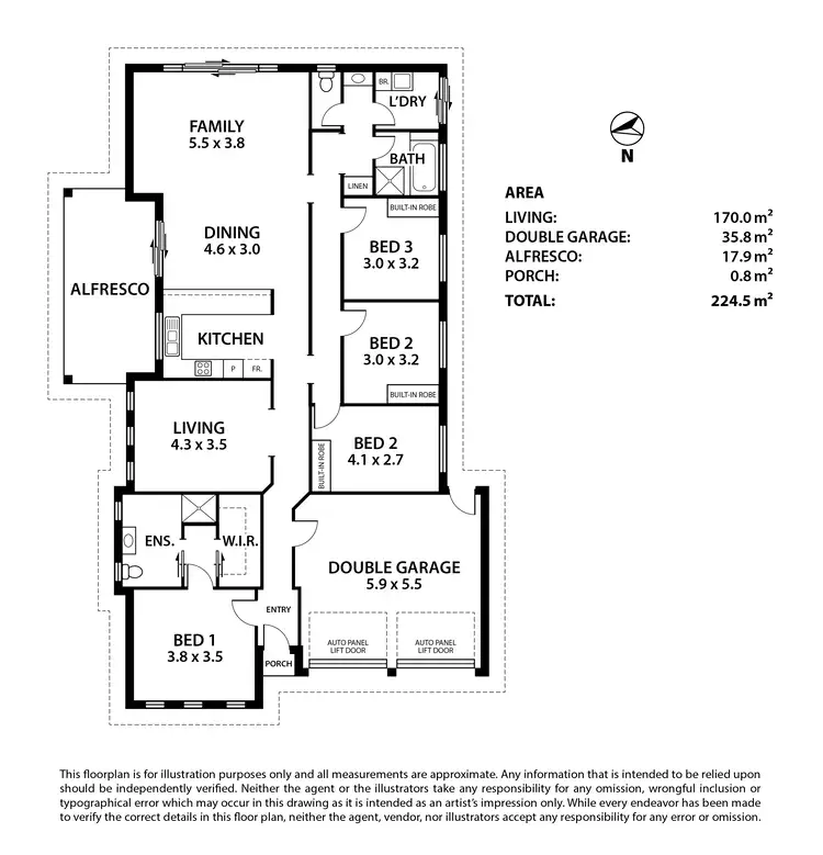 Floorplan of Homely house listing, 1 Barker Road, Mount Barker SA 5251