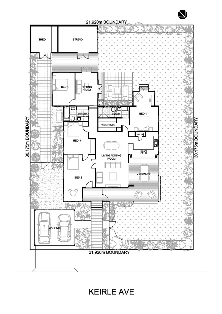 Floorplan of Homely house listing, 13 Keirle Avenue, Whitfield QLD 4870