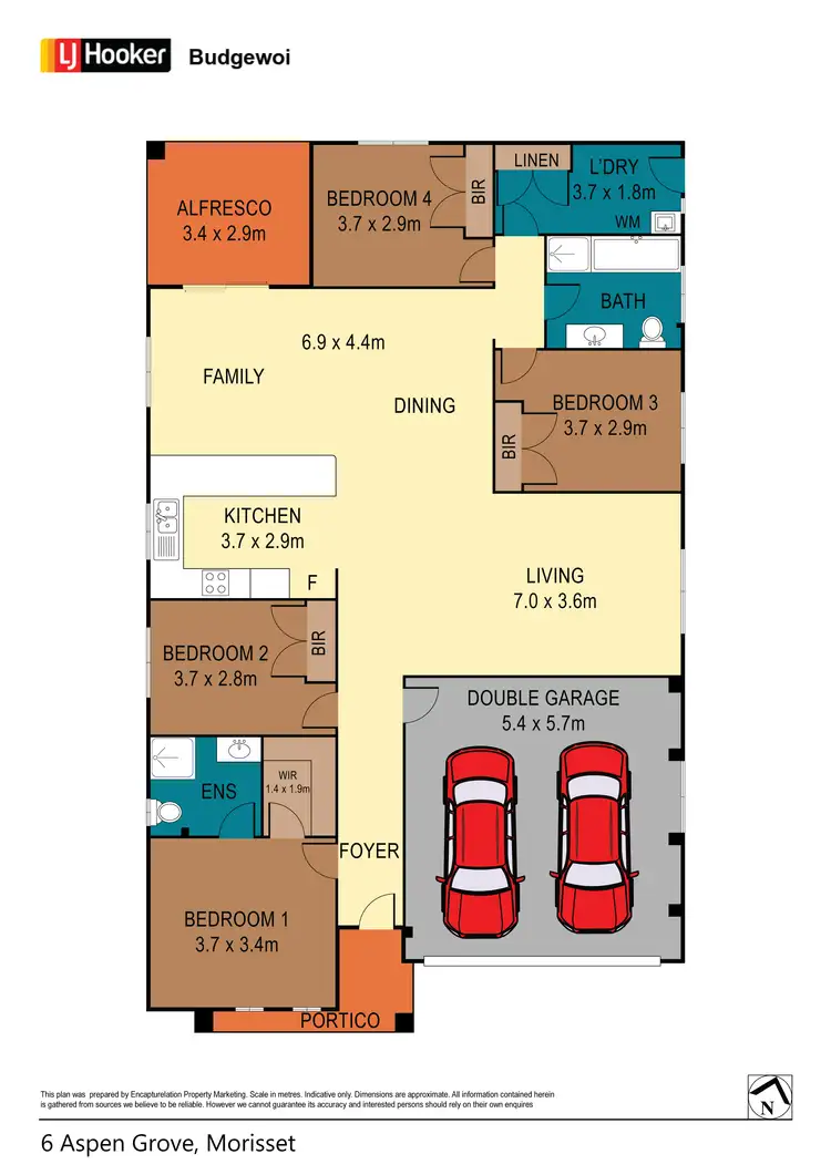 Floorplan of Homely house listing, 6 Aspen Grove, Morisset NSW 2264