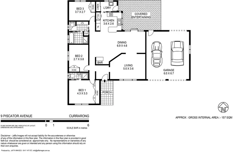 Floorplan of Homely house listing, 9 Piscator Avenue, Currarong NSW 2540