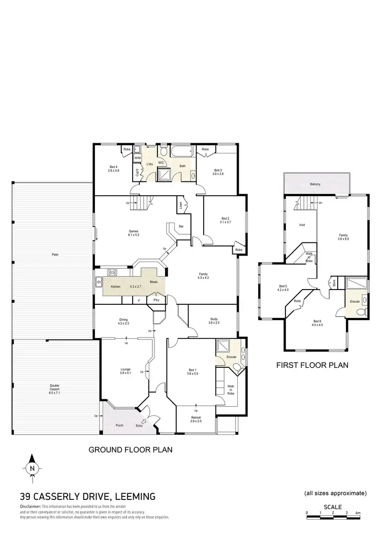 Floorplan of Homely house listing, 39 Casserly Drive, Leeming WA 6149