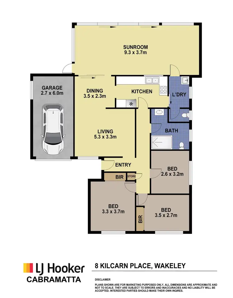 Floorplan of Homely house listing, 8 Kilcarn Place, Wakeley NSW 2176