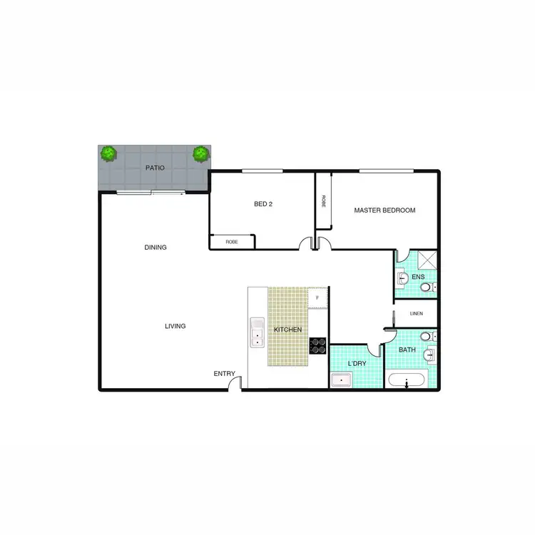 Floorplan of Homely apartment listing, 24/58 Eileen Good Street, Greenway ACT 2900