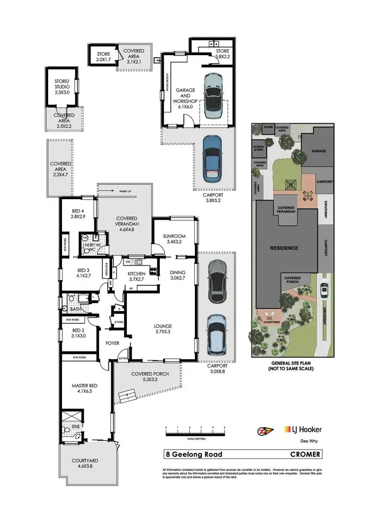 Floorplan of Homely house listing, 8 Geelong Road, Cromer NSW 2099