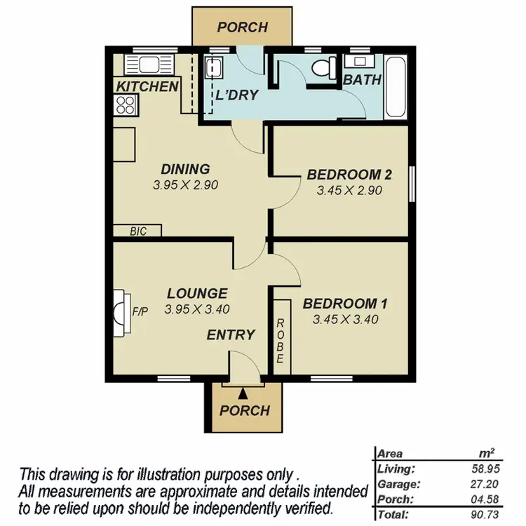 Floorplan of Homely house listing, 13 Hamptworth Street, Elizabeth Vale SA 5112