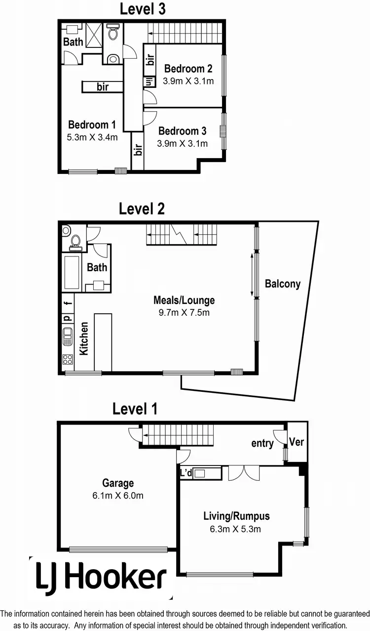 Floorplan of Homely townhouse listing, 2/138 Ernest Jones Drive, Macleod VIC 3085