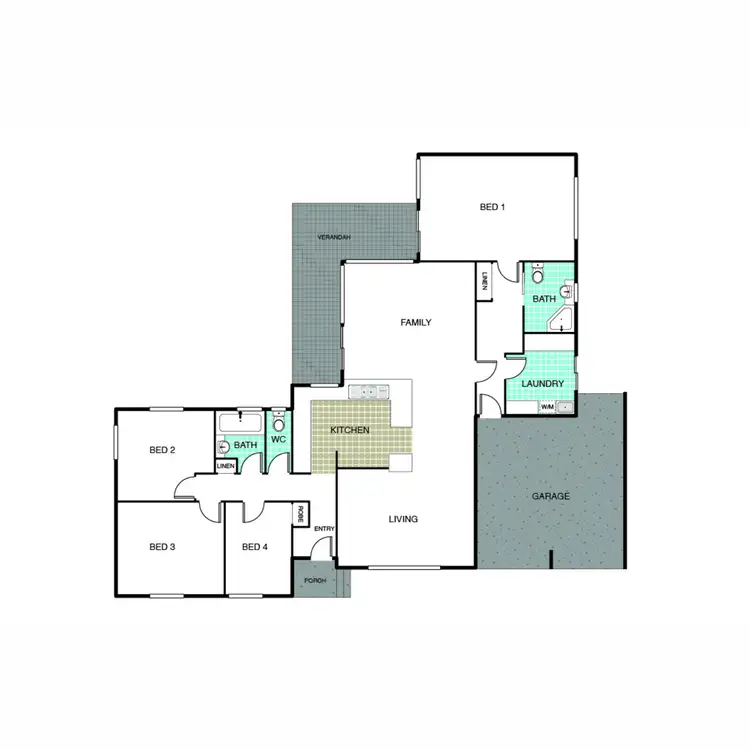 Floorplan of Homely house listing, 6 Cordeaux Street, Duffy ACT 2611