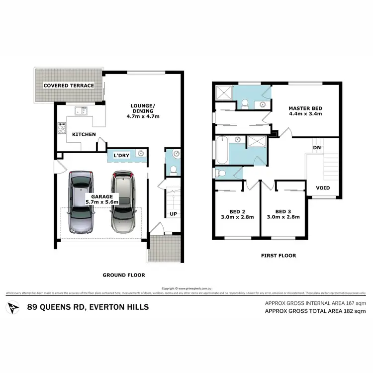 Floorplan of Homely townhouse listing, 4/89 Queens Road, Everton Hills QLD 4053
