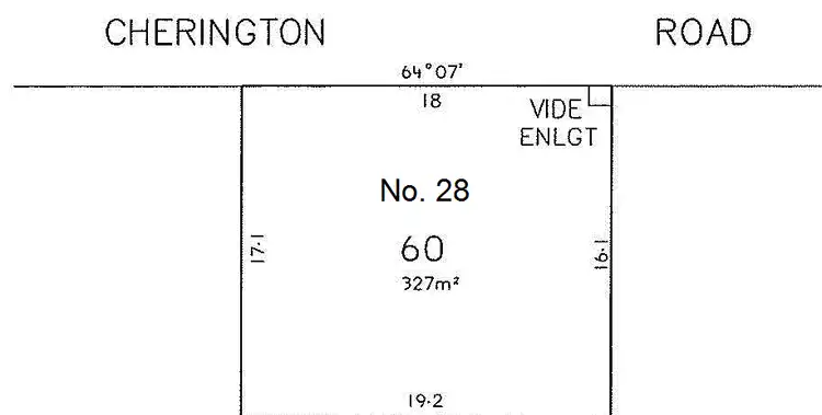 Floorplan of Homely land listing, 28 Cherington Road, Mccracken SA 5211