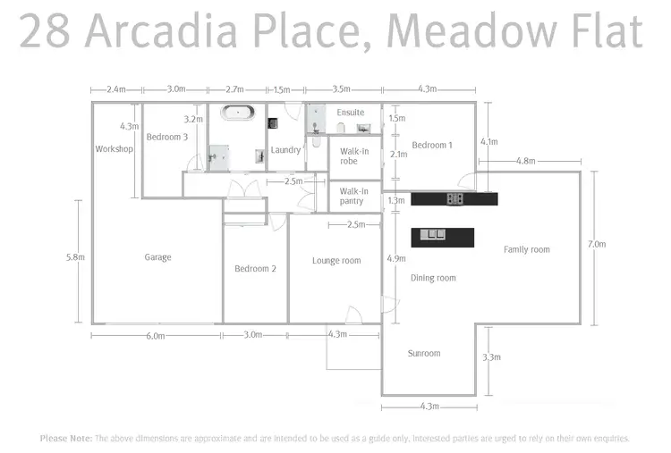 Floorplan of Homely rural property listing, 28 Arcadia Place, Meadow Flat NSW 2795