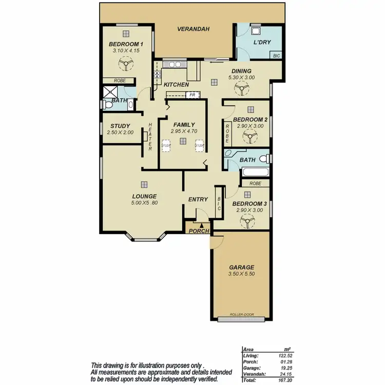 Floorplan of Homely house listing, 20 Cardhu Place, Greenwith SA 5125