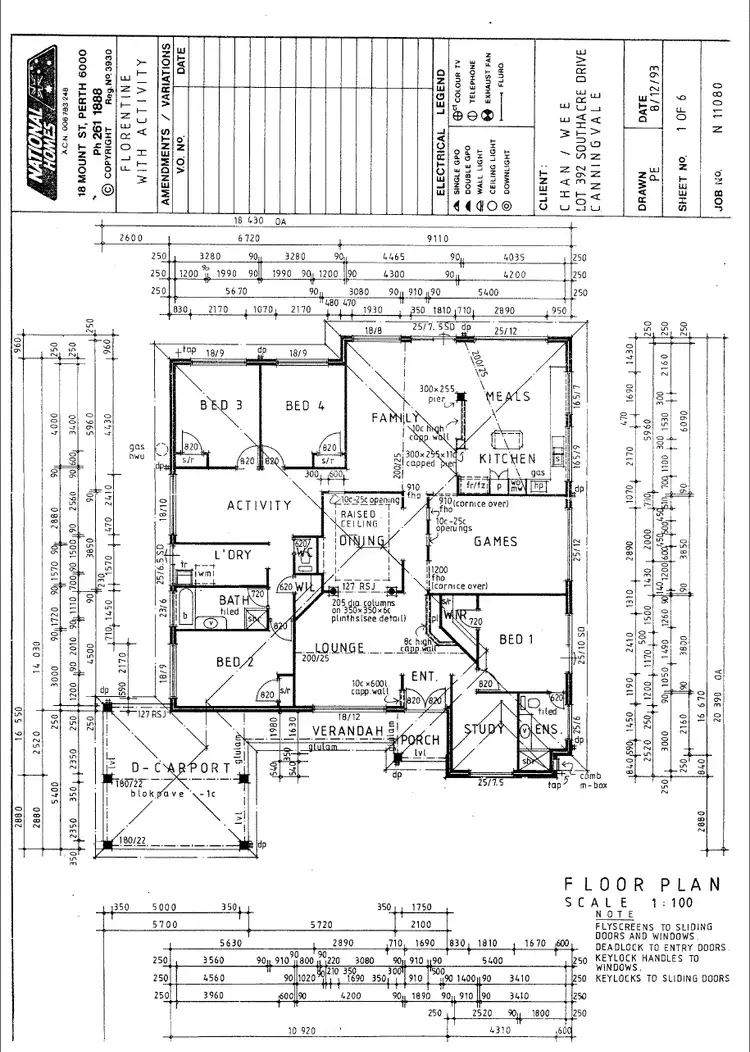 Floorplan of Homely house listing, 49 Southacre Drive, Canning Vale WA 6155