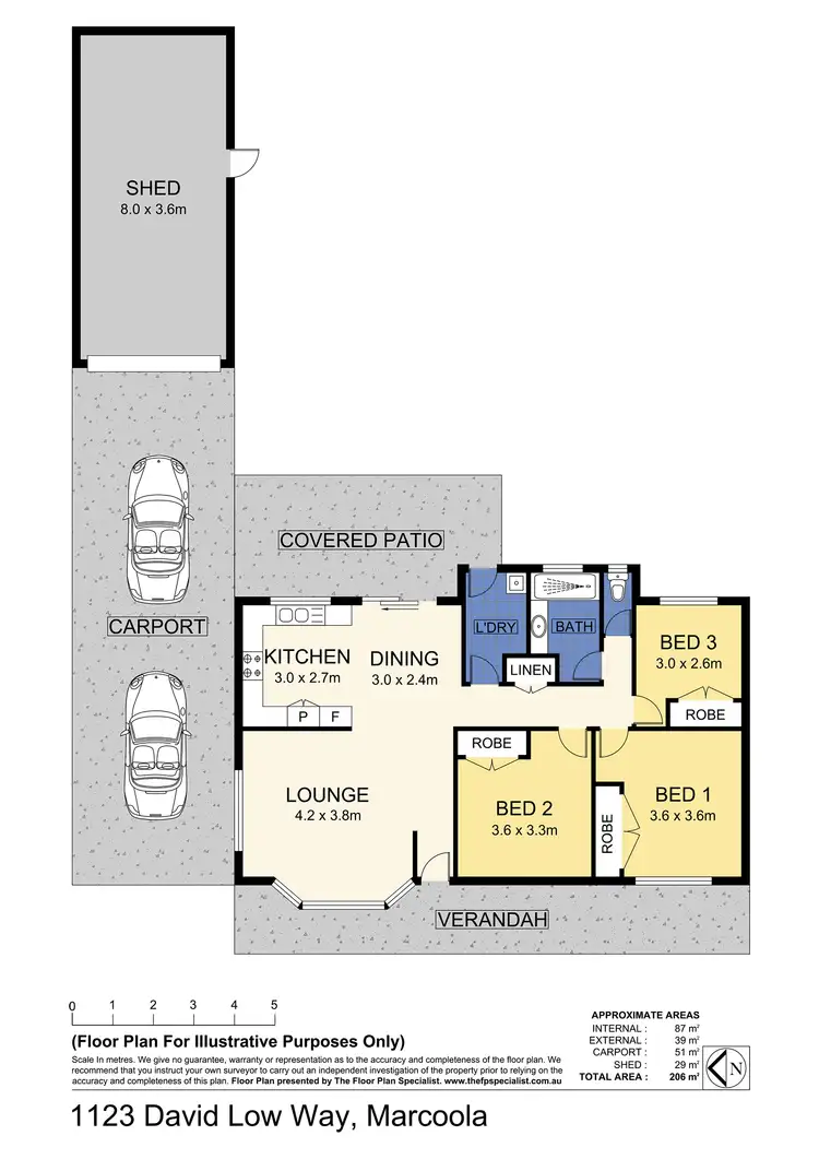 Floorplan of Homely house listing, 1123 David Low Way, Marcoola QLD 4564