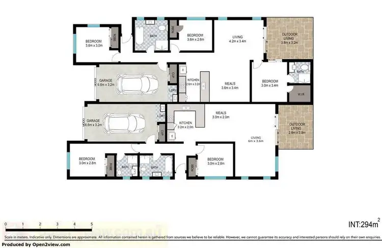 Floorplan of Homely semi-detached listing, 20A Alpine Court, Cranley QLD 4350