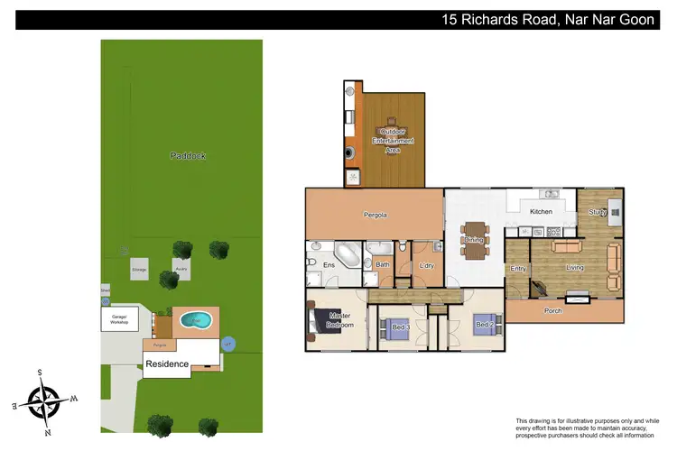 Floorplan of Homely house listing, 15 Richards Road, Nar Nar Goon VIC 3812
