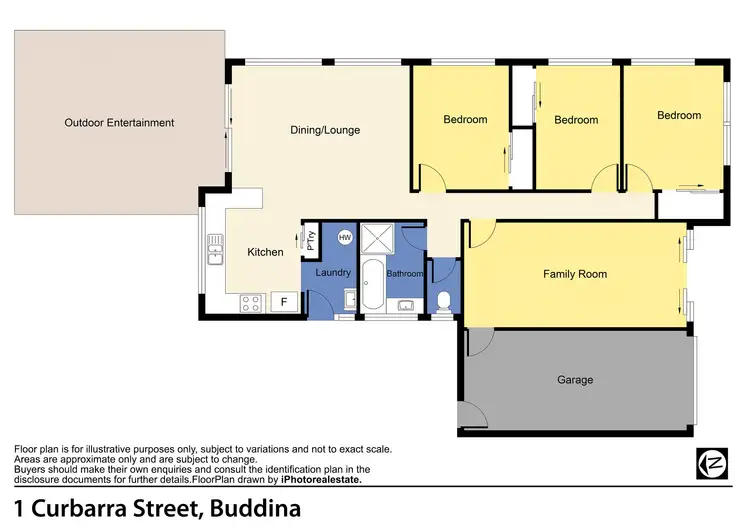 Floorplan of Homely house listing, 1 Curbarra Street, Buddina QLD 4575