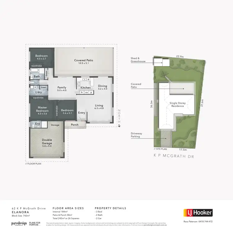 Floorplan of Homely house listing, 62 K P McGrath Drive, Elanora QLD 4221