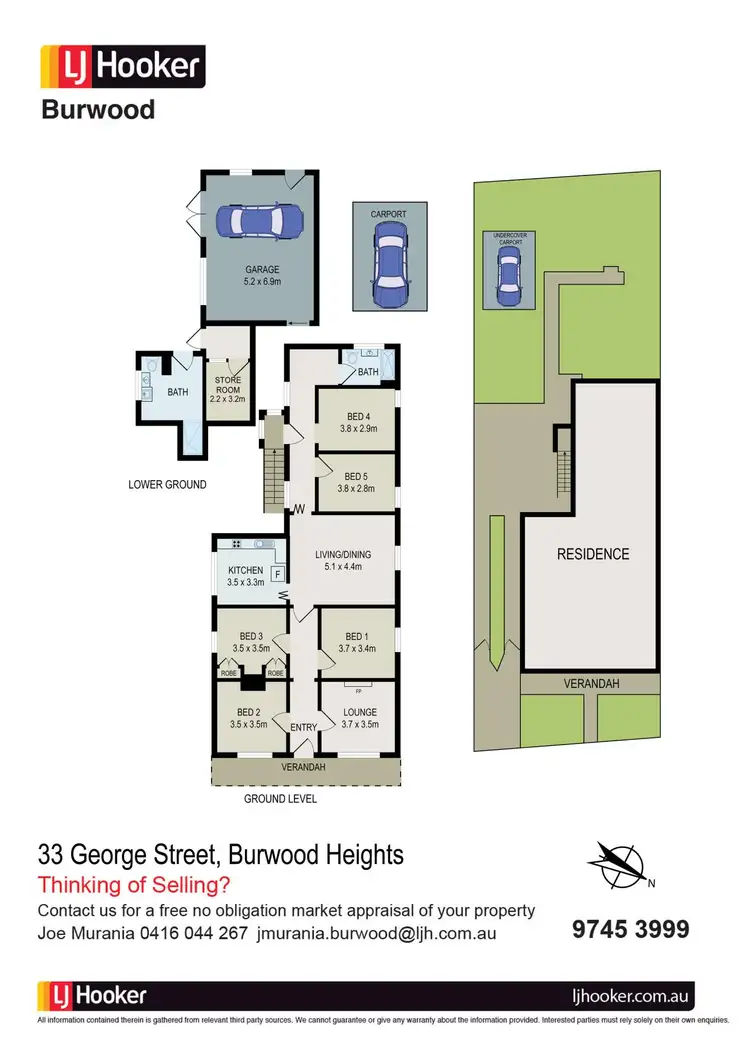 Floorplan of Homely house listing, 33 George Street, Burwood Heights NSW 2136