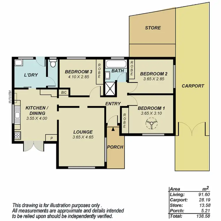 Floorplan of Homely house listing, 43 Priscilla Road, Pooraka SA 5095