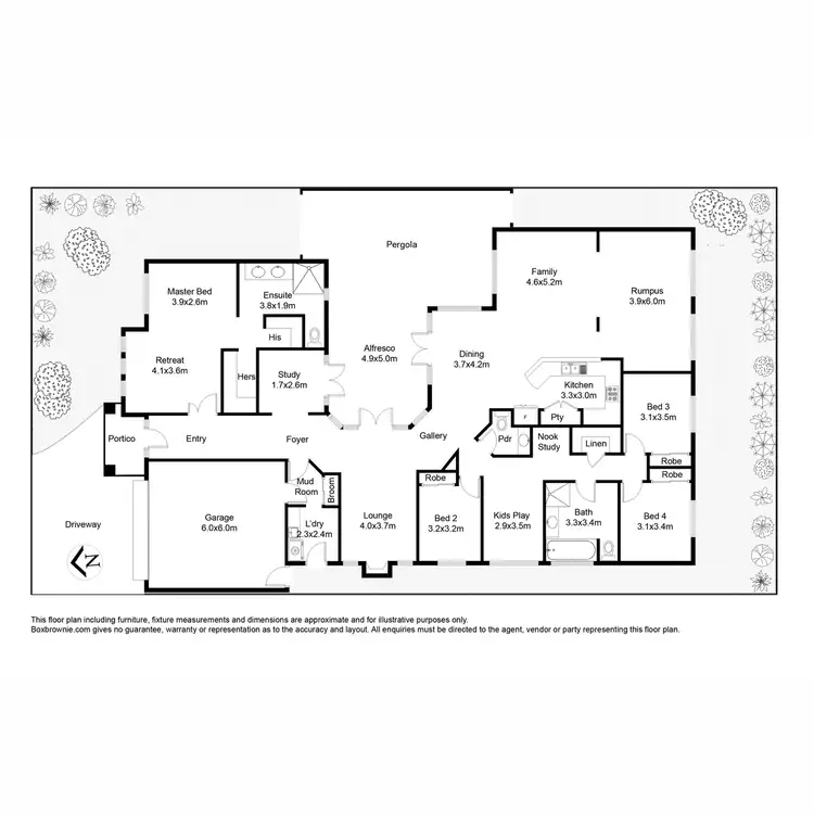 Floorplan of Homely house listing, 15 Dargy Amble, Point Cook VIC 3030