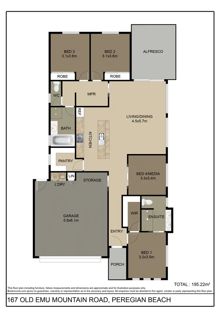 Floorplan of Homely house listing, 167 Old Emu Mountain Road, Peregian Beach QLD 4573