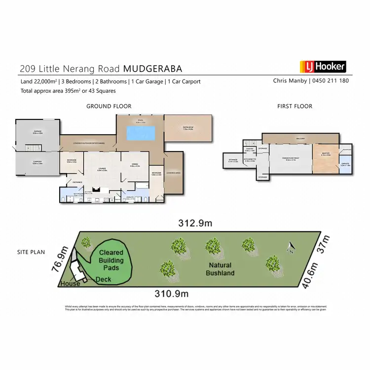 Floorplan of Homely house listing, 209 Little Nerang Road, Mudgeeraba QLD 4213