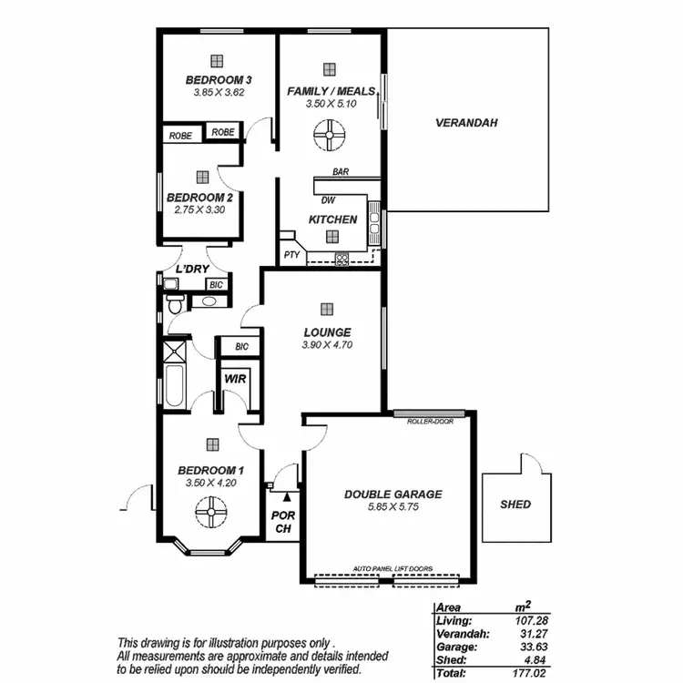 Floorplan of Homely house listing, 8 McEwin Court, Enfield SA 5085