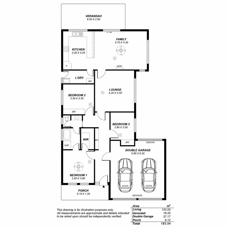 Floorplan of Homely house listing, 24 McKinley Court, Holden Hill SA 5088