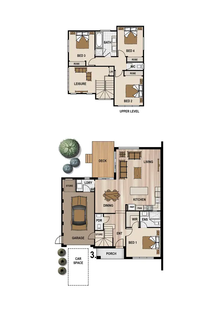 Floorplan of Homely townhouse listing, 4 Hylton Crescent, Forest Hill VIC 3131