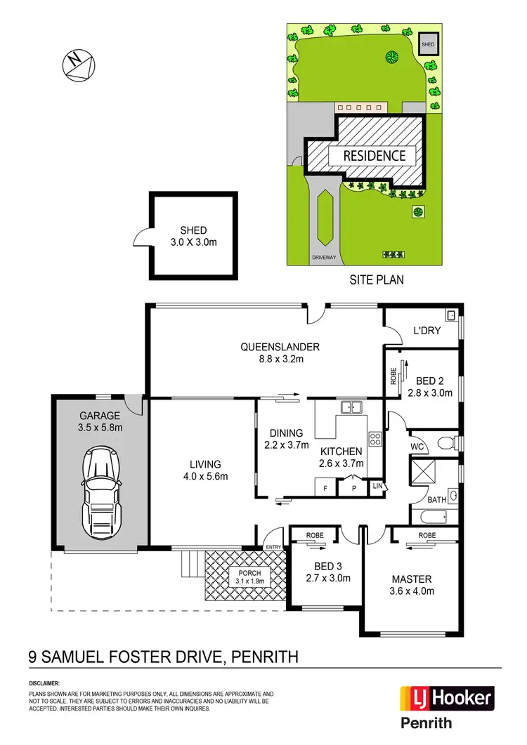 Floorplan of Homely house listing, 9 Samuel Foster Drive, South Penrith NSW 2750