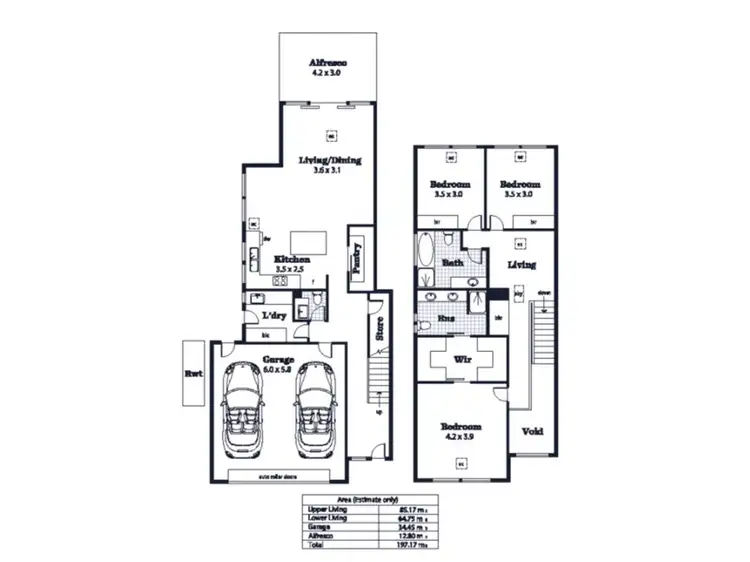 Floorplan of Homely house listing, 42a Lakeview Avenue, West Lakes SA 5021