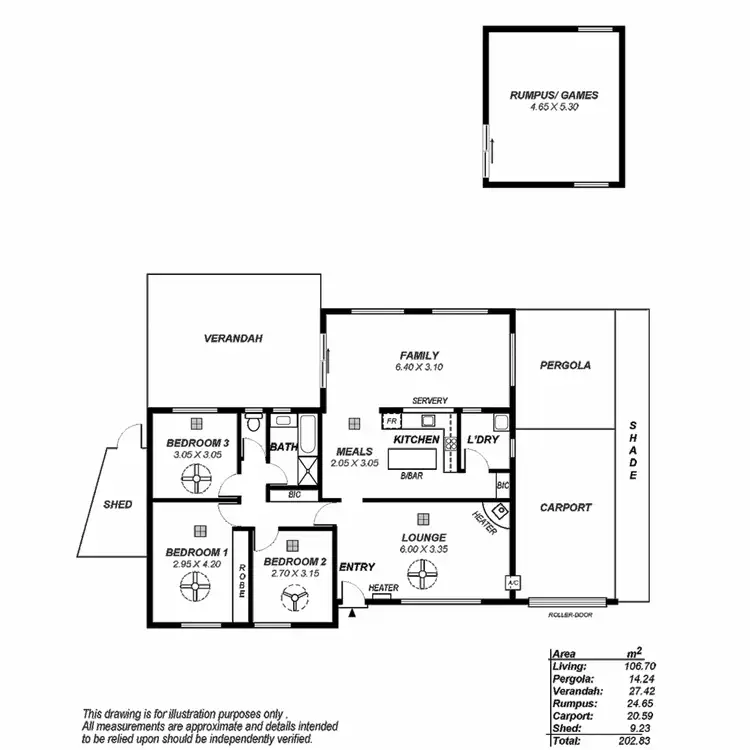 Floorplan of Homely house listing, 4 Hakea Street, Surrey Downs SA 5126