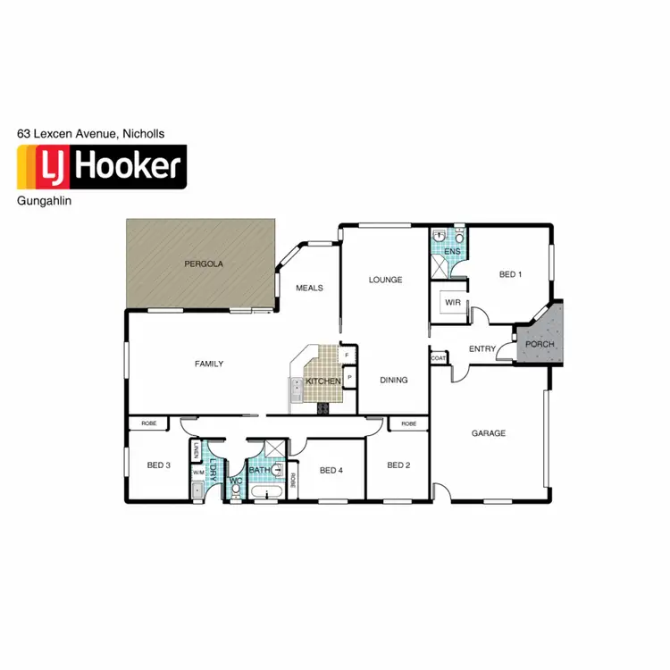 Floorplan of Homely house listing, 63 Lexcen Avenue, Nicholls ACT 2913