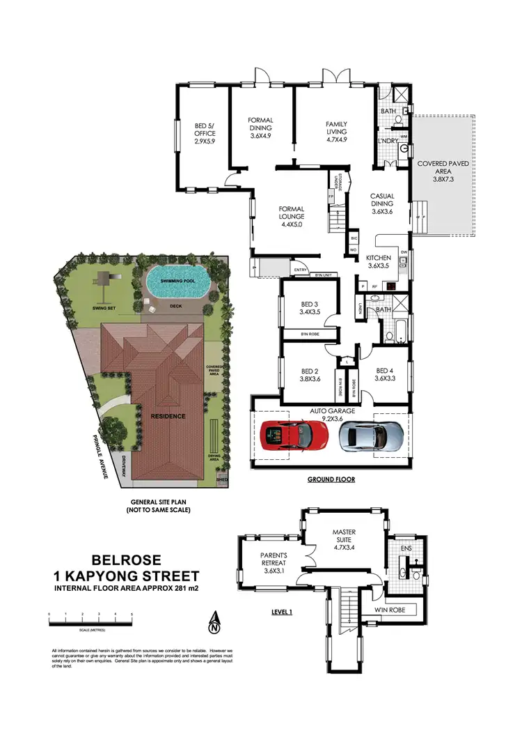 Floorplan of Homely house listing, 1 Kapyong Street, Belrose NSW 2085