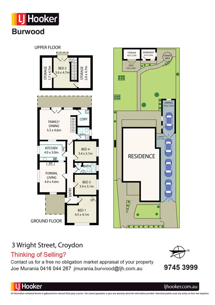 Floorplan of Homely house listing, 3 Wright Street, Croydon NSW 2132