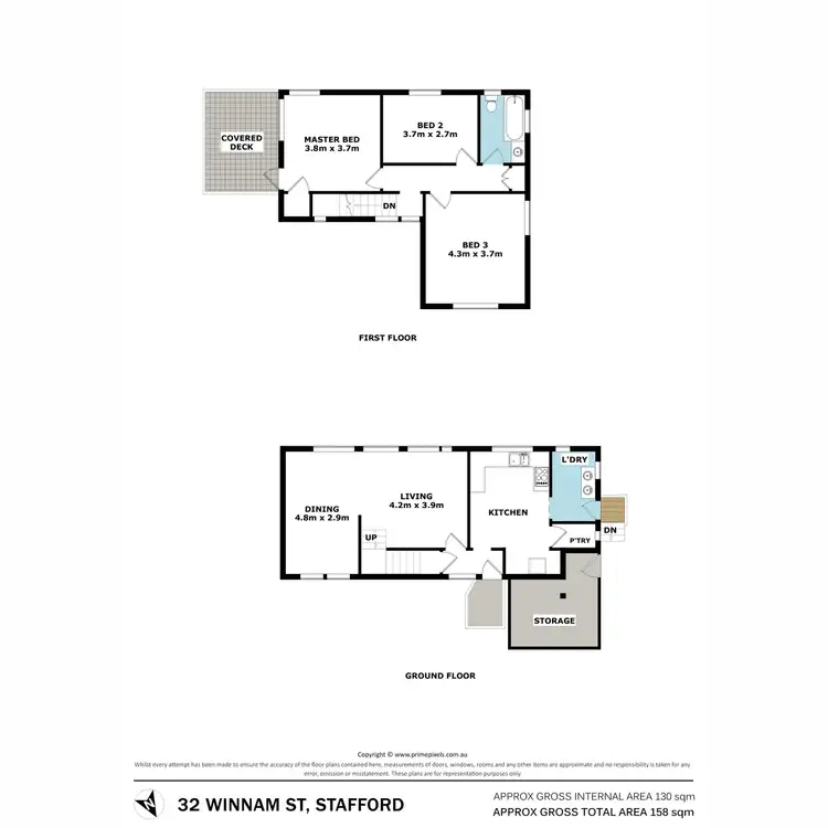Floorplan of Homely house listing, 32 Winnam Street, Stafford QLD 4053
