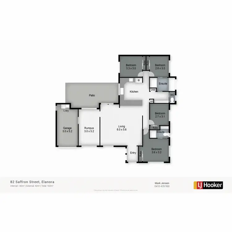 Floorplan of Homely house listing, 82 Saffron Street, Elanora QLD 4221