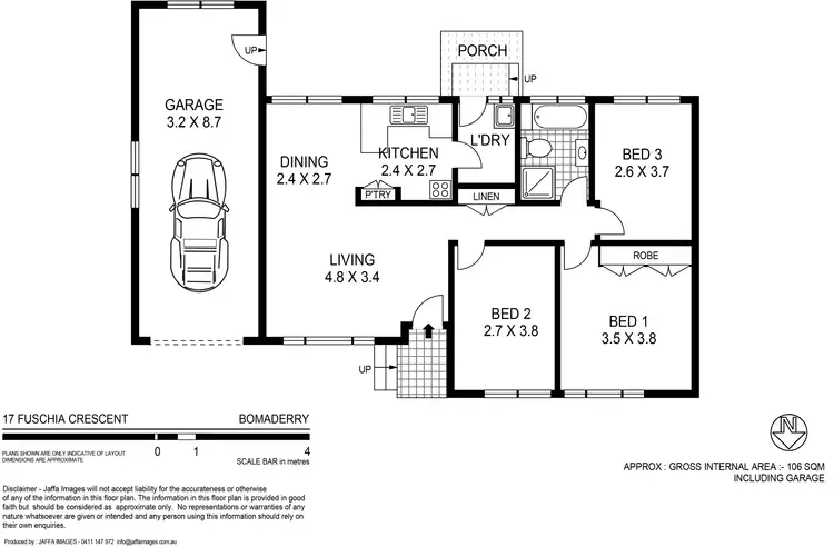 Floorplan of Homely house listing, 17 Fuchsia Crescent, Bomaderry NSW 2541