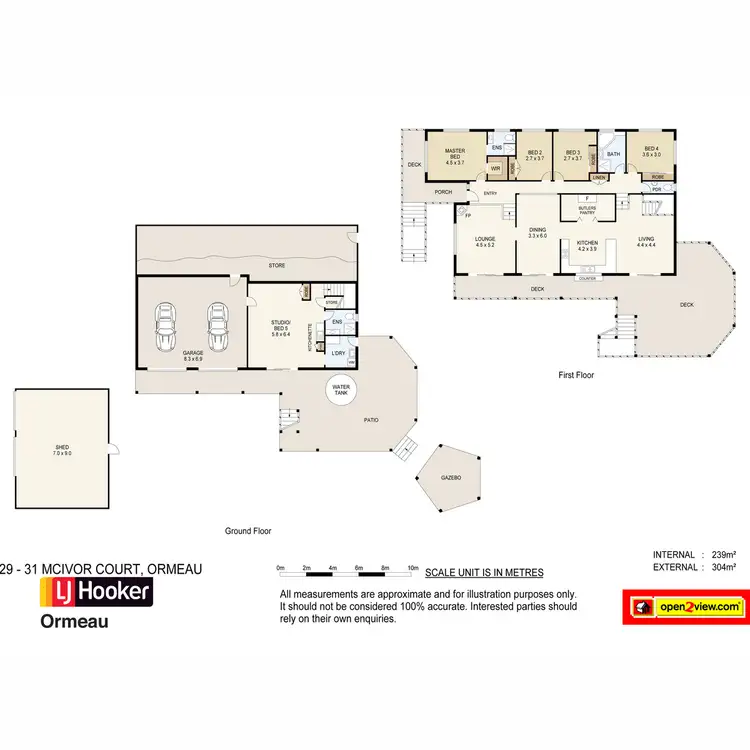 Floorplan of Homely house listing, 29-31 Mcivor Court, Ormeau QLD 4208