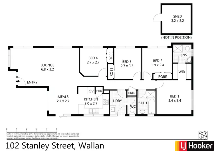 Floorplan of Homely house listing, 102 Stanley Street, Wallan VIC 3756