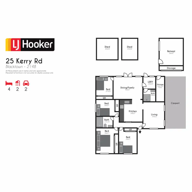 Floorplan of Homely house listing, 25 Kerry Road, Blacktown NSW 2148