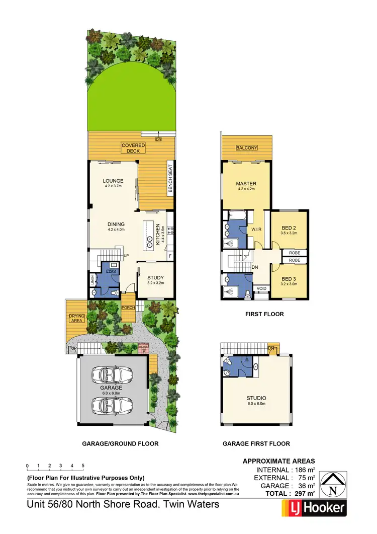 Floorplan of Homely unit listing, 56/80 North Shore Road, Twin Waters QLD 4564